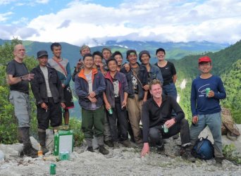 Our team of Lisu porters are all smiles after the successful completion of our latest intrepid expedition into the wild Gaoligong Mountains of Yunnan in June 2018.