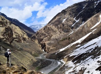 Surveying the route to the Jang La Jang La Trekking | Nepal | Whistling Arrow