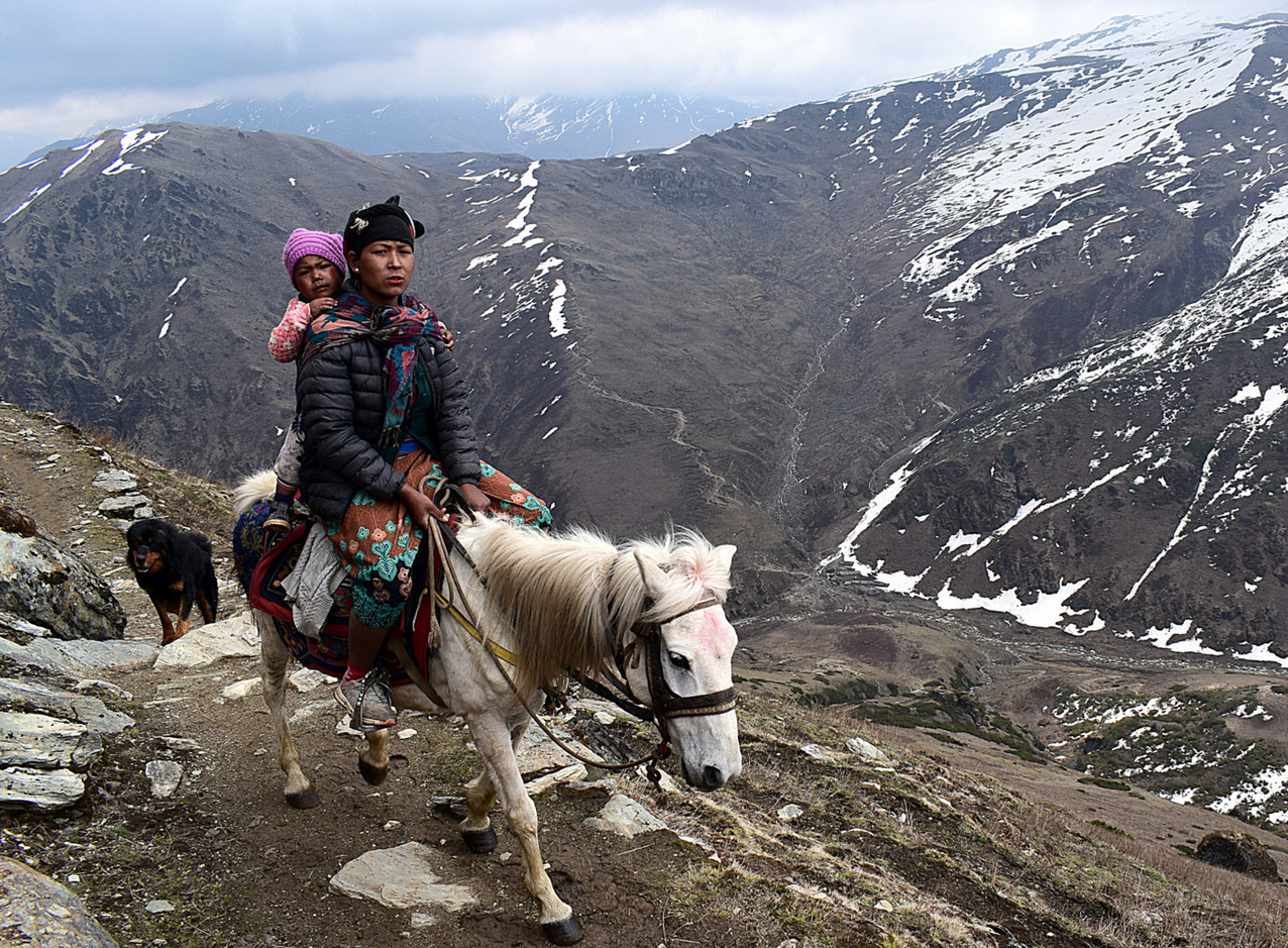 Surveying the route to the Jang La Jang La Trekking | Nepal | Whistling Arrow